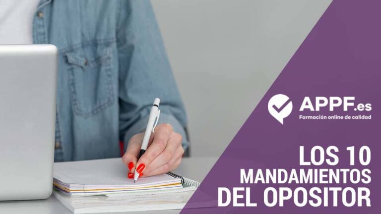 Claves para preparar una oposicion, los 10 mandamientos del opositor