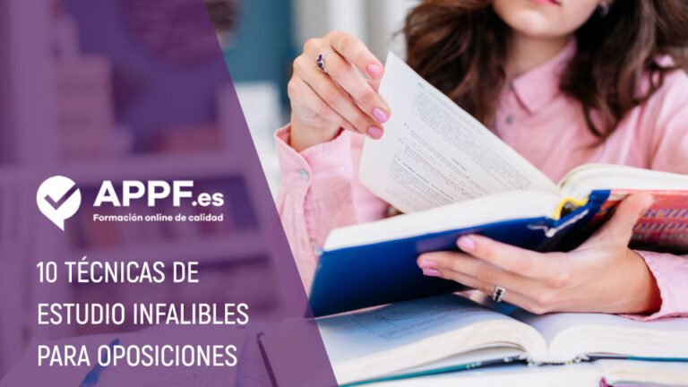 tecnicas-estudio-infalibles-oposiciones 10 técnicas de estudio para opositores