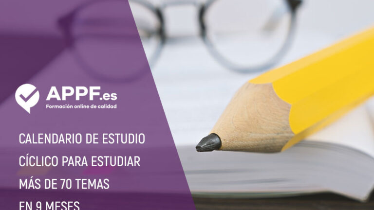 calendario-estudio-ciclico Calendario de estudio cíclico para 70 temas en 9 meses con consejos para opositores