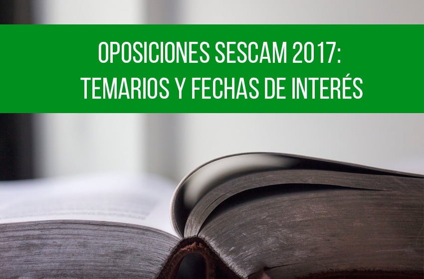 oposiciones-sescam-2017 oposiciones sescam 2017