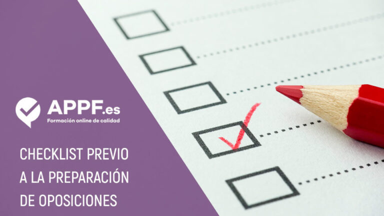 checlist-preparacion-oposiciones Checklist previo a la preparación de oposiciones