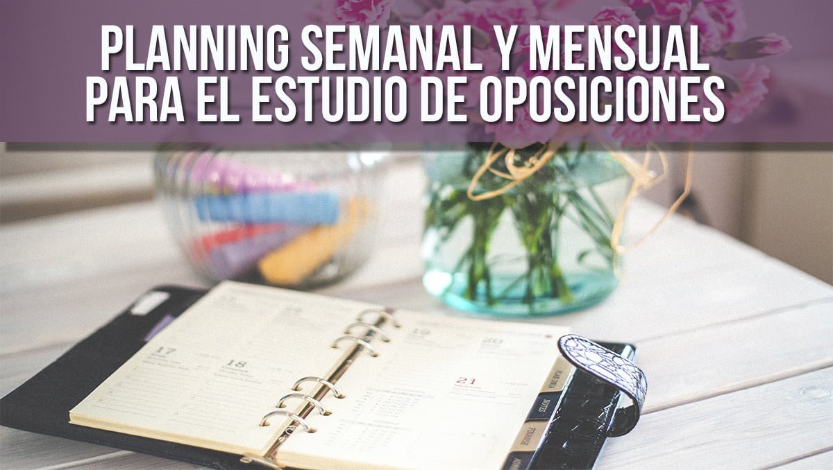 Planning semanal y mensual