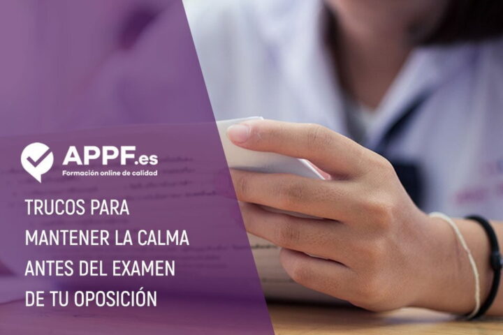 Trucos para mantener la calma en un examen de oposición