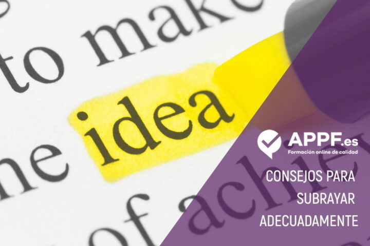 Consejos para subrayar correctamente