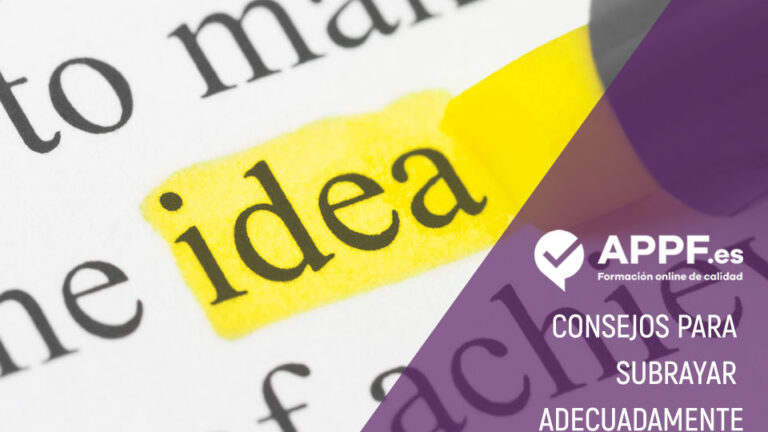 Consejos para subrayar correctamente