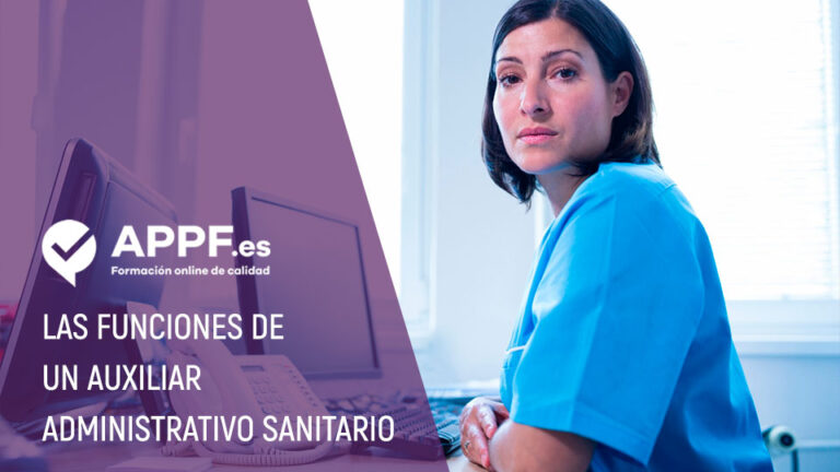 funciones auxiliar administrativo sanidad