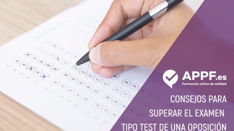examen-tipo-test Consejos para superar el examen tipo test de una oposición con APPF.es