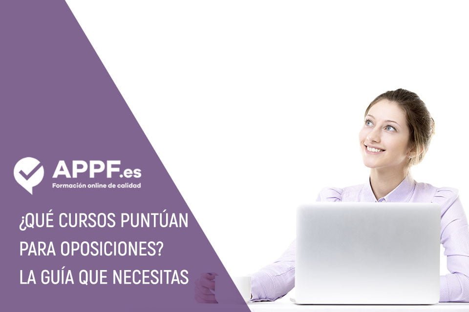 cursos que puntúan para oposiciones