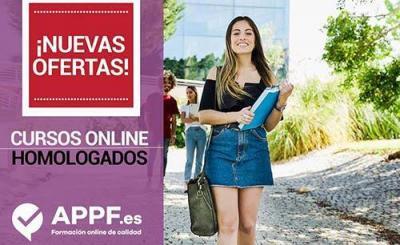 ofertas en cursos homologados baratos a distancia de appf