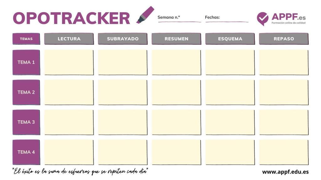 Opotracker, consigue tu plaza 