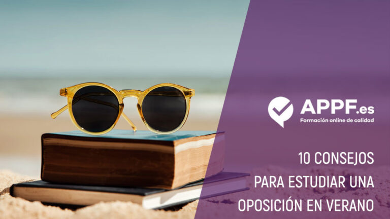 10-consejos-oposicion-verano estudiar una oposición en verano