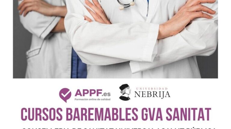 Cursos baremables GVA Sanitat