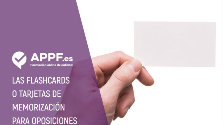 flashcards Flashcards, usa las tarjetas de memorización en tu oposición