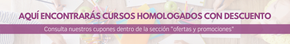 Descuentos en cursos homologados