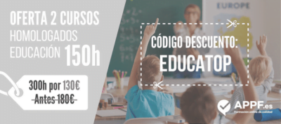 educatop-cupon Descuentos para cursos educación 150h