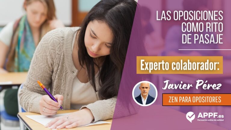 Zen para opositores: Las oposiciones como rito de pasaje