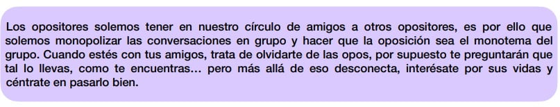 El círculo de apoyo del opositor