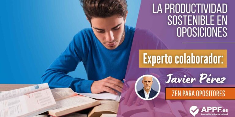 oposiciones-sostenibles ¿Cómo lograr una productividad sostenible en tus oposiciones?
