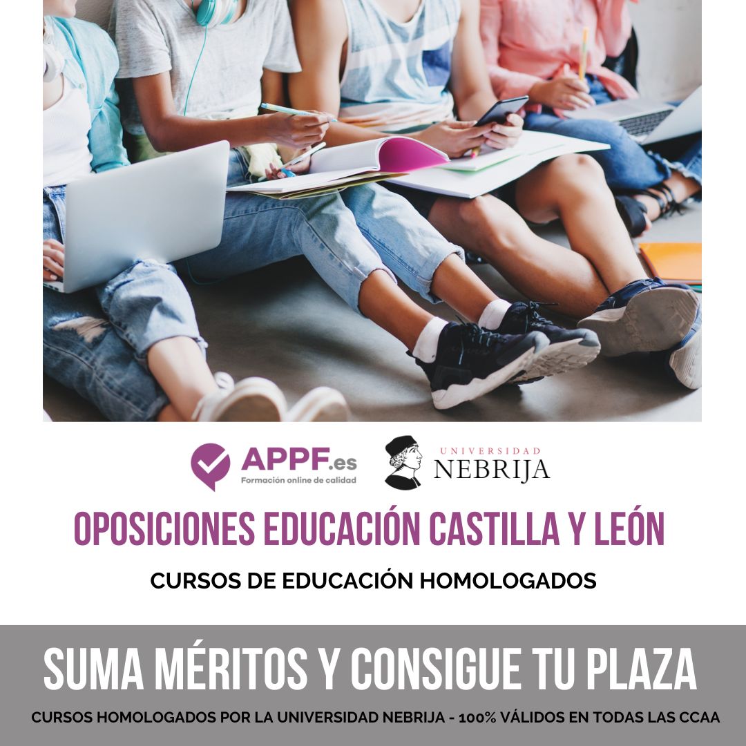 cursos-castilla-leon-educación Cursos homologados educación castilla y león