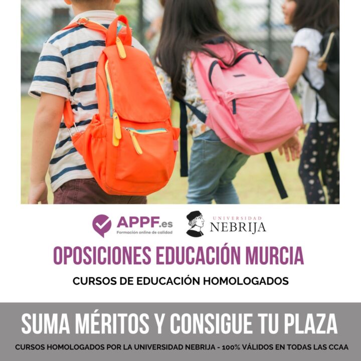 Cursos homologados para Murcia Educación