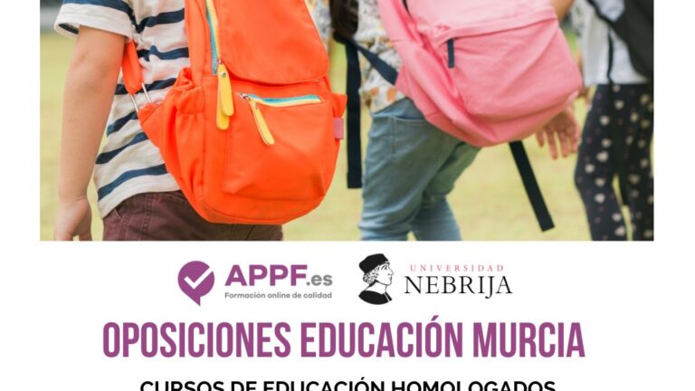 Cursos homologados para Murcia Educación