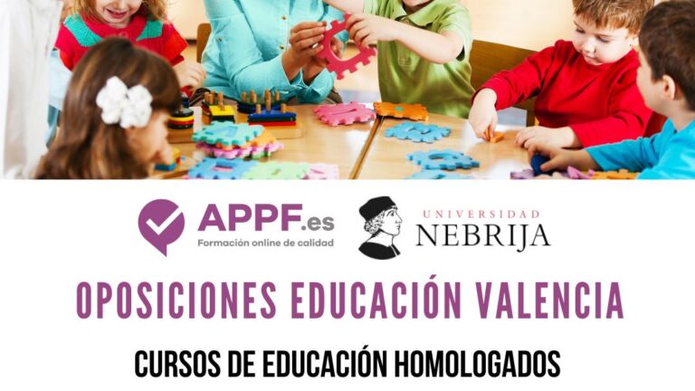 Cursos Homologados para las Oposiciones de Educación en la Comunidad Valenciana