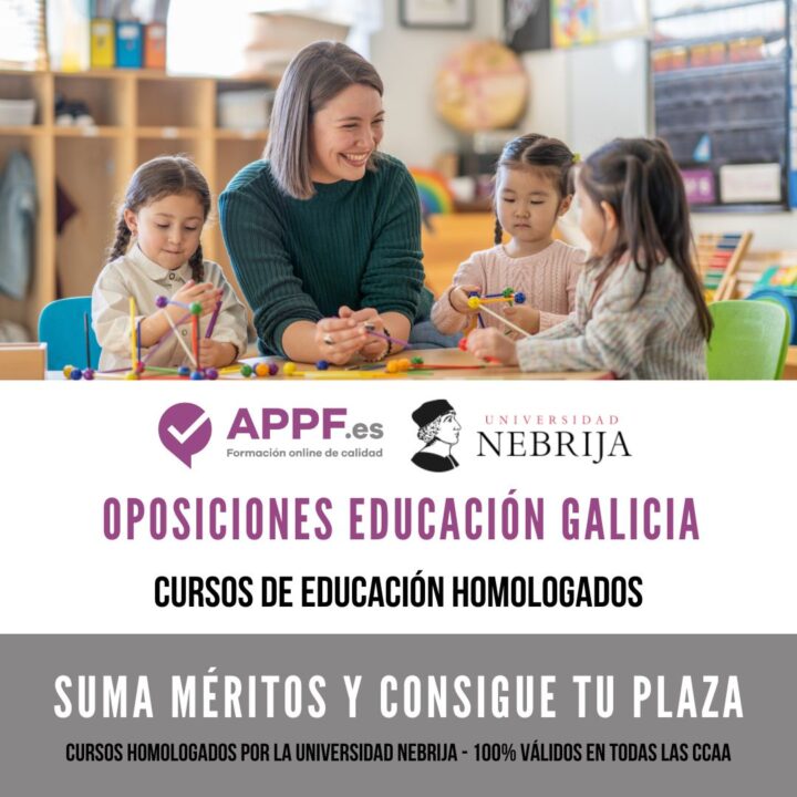 Cursos homologados Galicia oposiciones educación