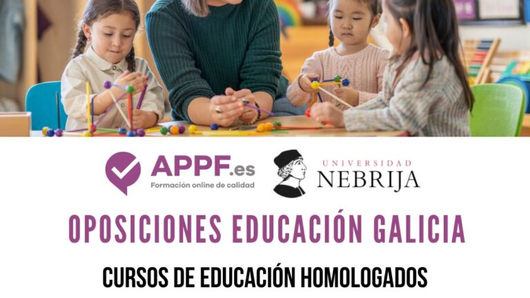 Cursos homologados Galicia oposiciones educación