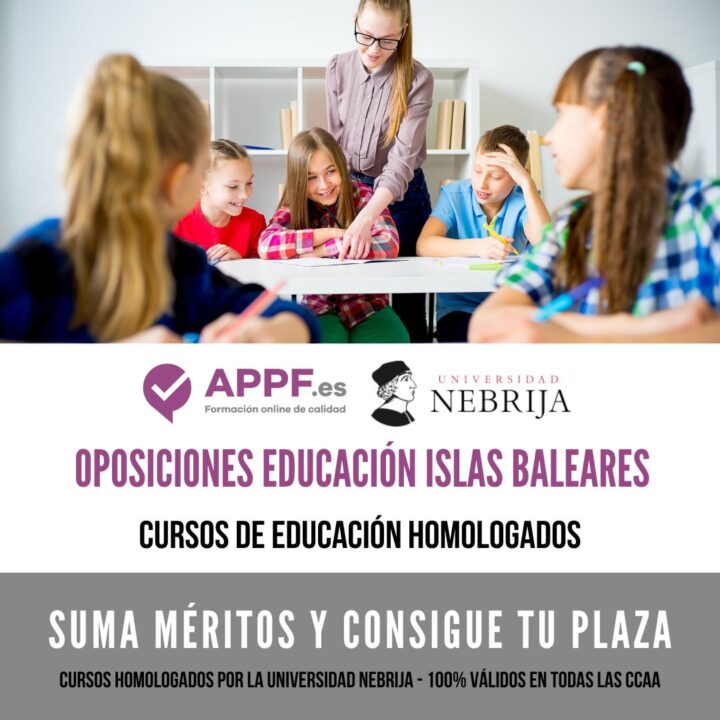 Cursos para oposiciones docentes Islas Baleares