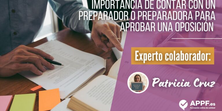 Banner expertos colaboradores La importancia de contar con un preparador para una oposición