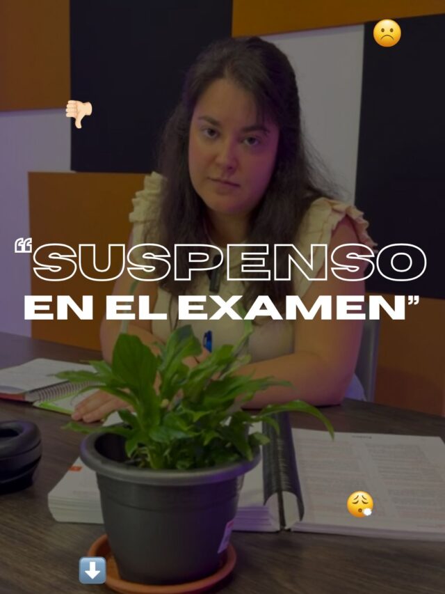 EL SUSPENSO NO ES EL FIN DE TU OPOSICIÓN.